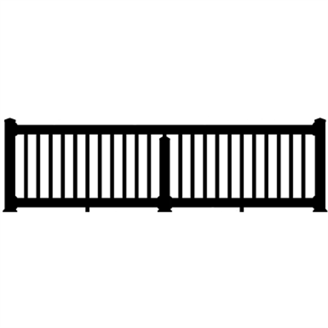 Об'єкти BIM – скачати безкоштовно! Falcon Vinyl Railing - Crossover ...