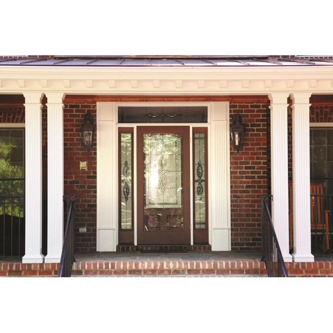 BIMobjektit ilmainen lataus! Square Fluted Composite Porch Columns