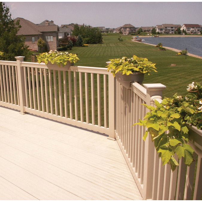 BIM objects - Free download! Falcon Vinyl Deck Railing | BIMobject