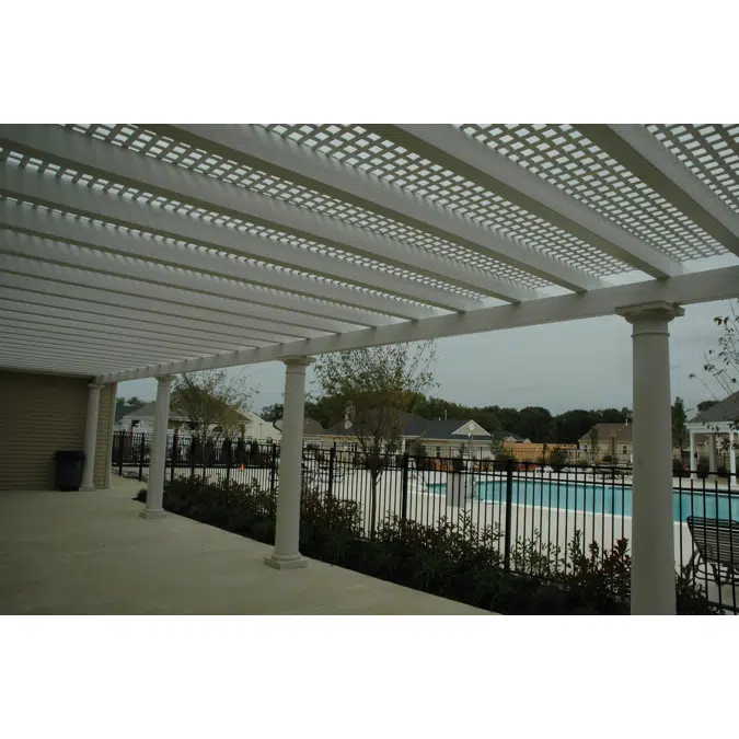 BIM objects Free download! Round Fluted Composite Porch Columns