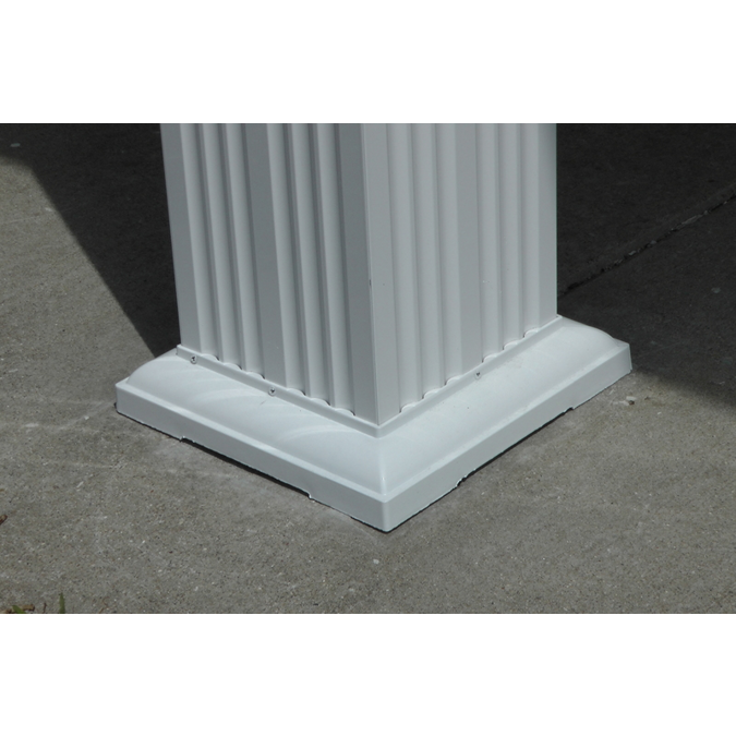 BIM objects Free download! Fluted Square Aluminum Porch Columns