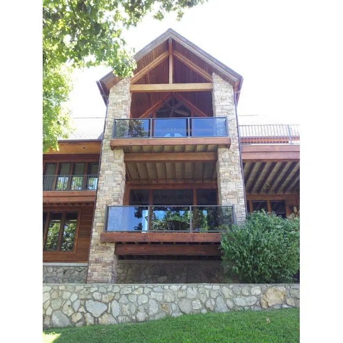 Veranda Glass Series Deck Railing