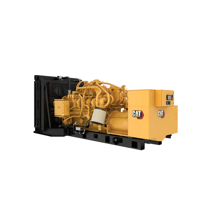 G3512 (60 HZ) 750-1000 kW Gas Generator Set  with Fast Response 