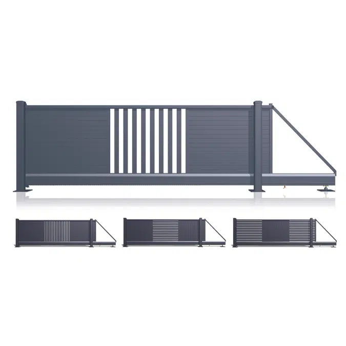 Aluette Twister sliding gate