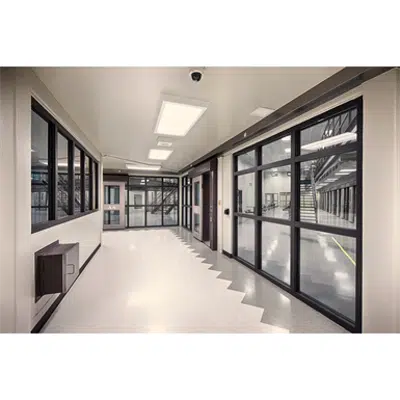 изображение для GPX Ballistic Series 120 Minute Fire Resistive Ballistic Rated Wall with 90 Minute Fire Resistive Ballistic Rated Single Doors