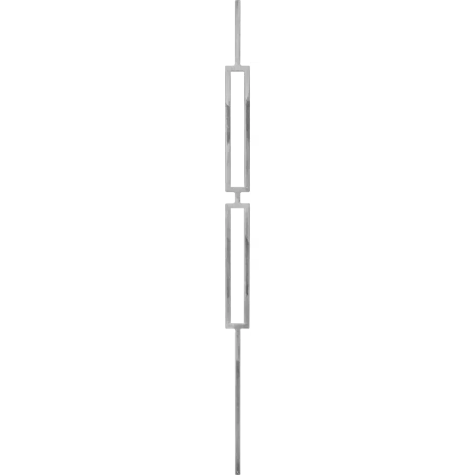 EAC Modern Double Slim Rectangular Baluster