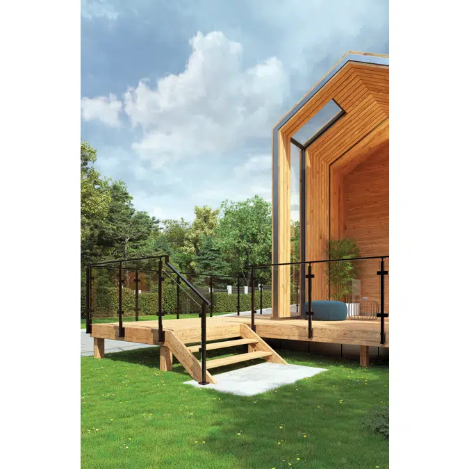 EAC Elite Posts - S1 Side Mount Series - Glass Railing 