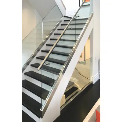 Image for EAC M3 Series Base Shoe - Glass Railing 