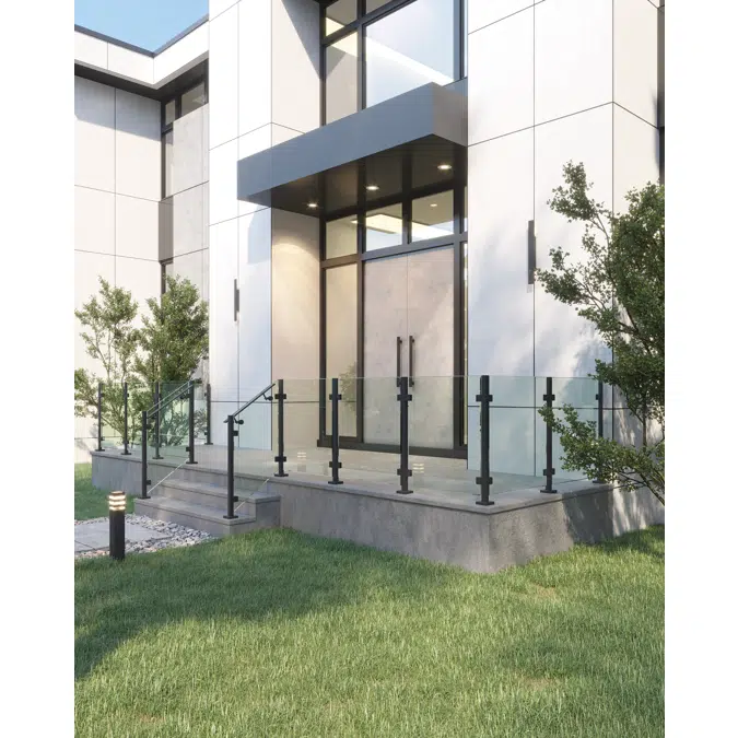 EAC Elite Posts - F1 Frameless Series - Glass Railing 