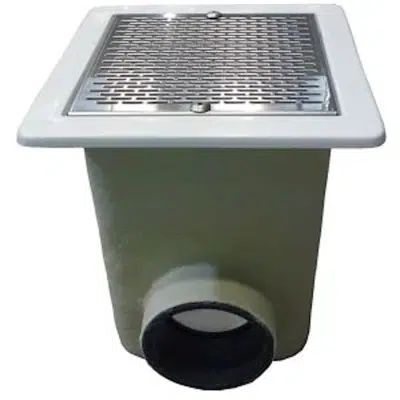 Image for NORM polyester and fibreglass drain 515x515mm for pool