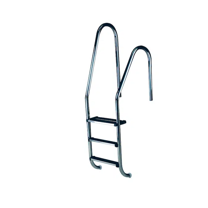 Scala speciale non simmetrica Ø 43 per piscina