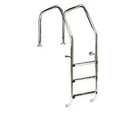 imagen para Escalera Modelo 1000 para rebosadero para piscina