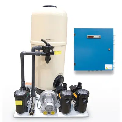 imagen para Compact kit filtration for public pool use
