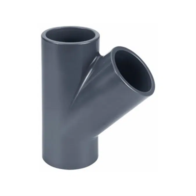 45º TEE PVC-U SOLVENT SOCKET