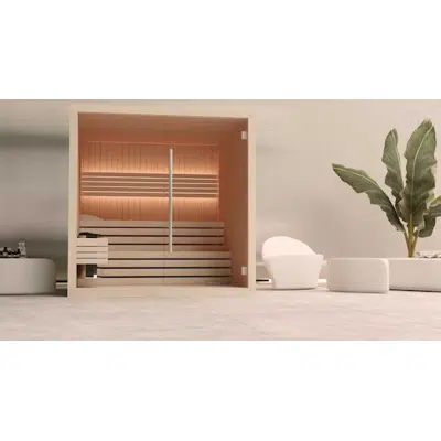 Classic Sauna  300 x 250 x 210cm for pool图像