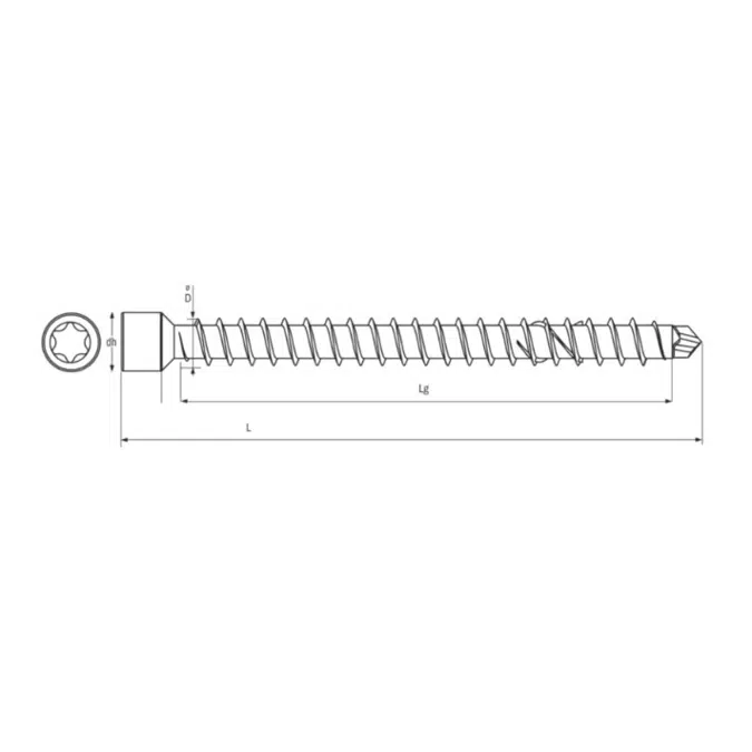 Timber construction screw EASYtimberTOP