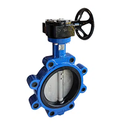 afbeelding voor Fully Lugged Butterfly Valve Ductile Iron WRAS PN16 - 8" With Gear Box Attachment