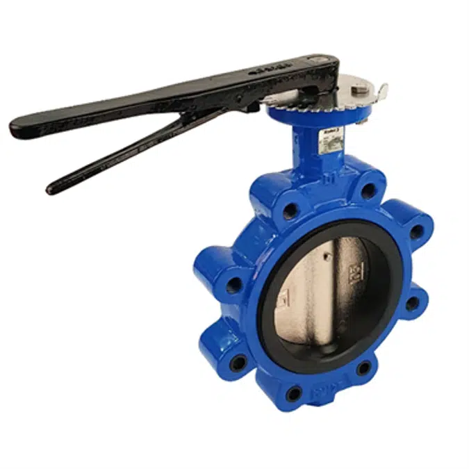 Fully Lugged Butterfly Valve Ductile Iron WRAS PN16 - 3"