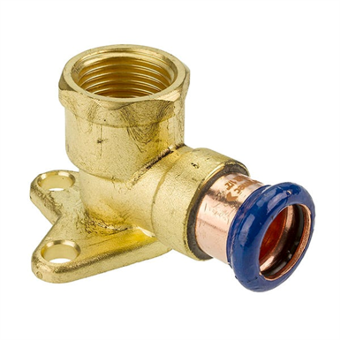 BIM objects Free download! CopperPress Female Backplate Elbow (M