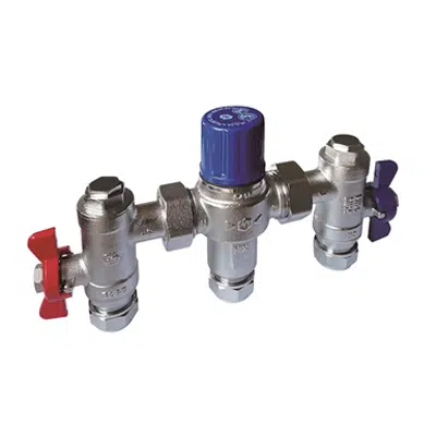 billede til Thermostatic Mixing Valve TMV3 CW MX Service Valves