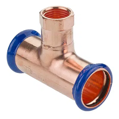 изображение для Copper-Press Female Branch Reducing Tee (M-Profile) 15mm - 54mm