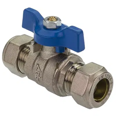 afbeelding voor Red & Blue Butterfly Handle Ball Valve 30770, 30771, 30772