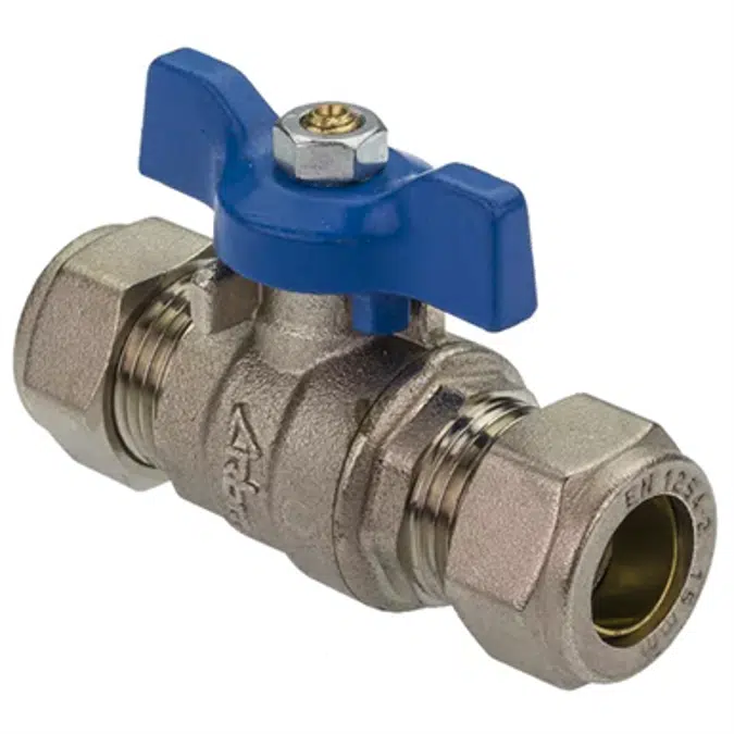 Red & Blue Butterfly Handle Ball Valve 30770, 30771, 30772