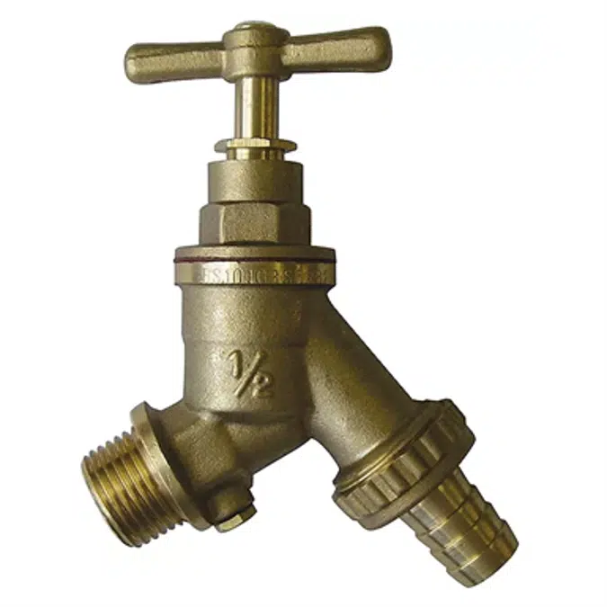 1/2" Hose Union Bib Tap with Double Check Valve 30743