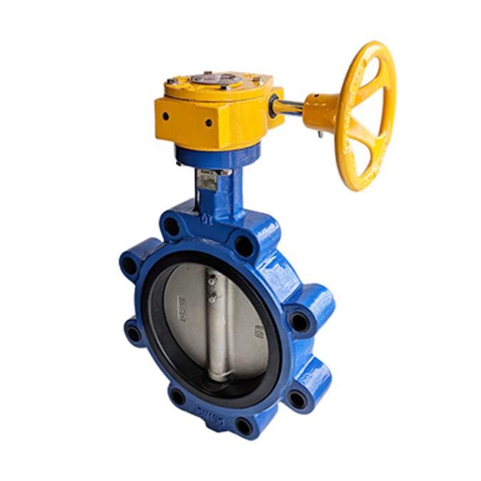 BIM objects Free download! Gas Butterfly Valve Fully Lugged Ductile