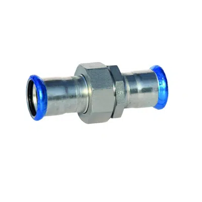 Image for Stainless Steel Press Union Coupler Flat Faced Seal (M-Profile) 15mm - 54mm