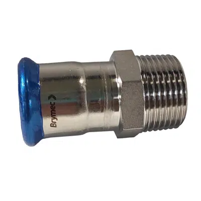 Image for Stainless Steel Press Male Iron Adapter (M-Profile) 15mm - 108mm