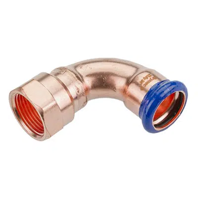 изображение для Copper-Press Female Iron 90° Elbow (M-Profile) 15mm - 22mm