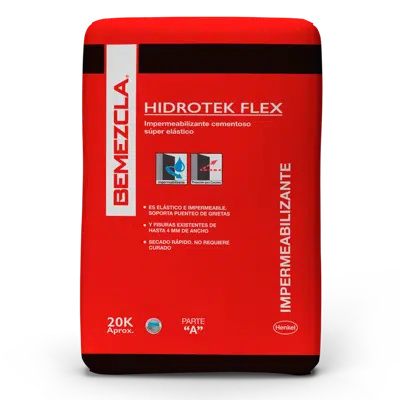 bild för Impermeabilizante cementoso súper flexible: Hidrotek Flex
