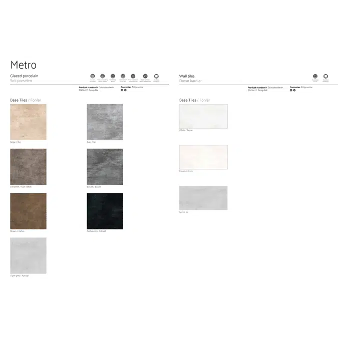 Metro VitrA Tile Collection