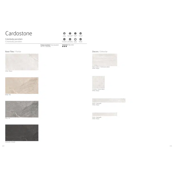 Cardostone VitrA Tile Collection