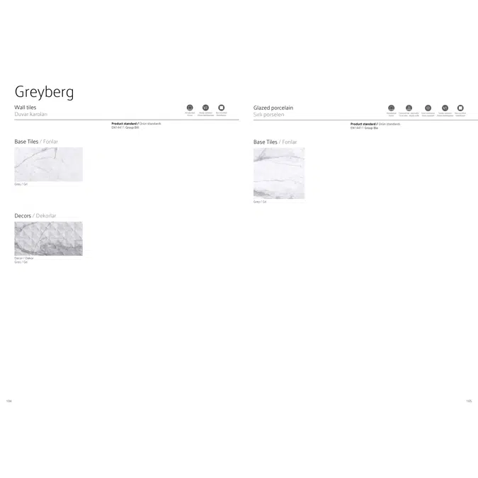 Greyberg VitrA Tile Collection
