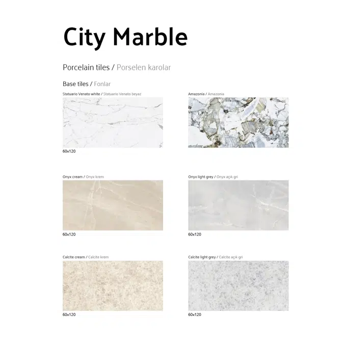 City Marble VitrA Tile Collection