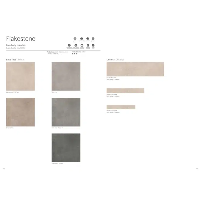 Flakestone VitrA Tile Collection