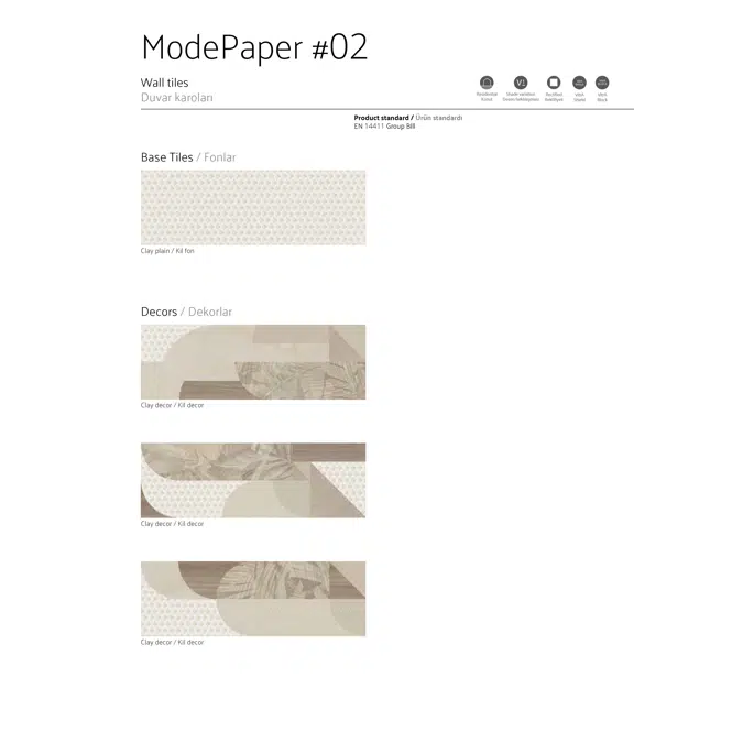 ModePaper VitrA Tile Collection