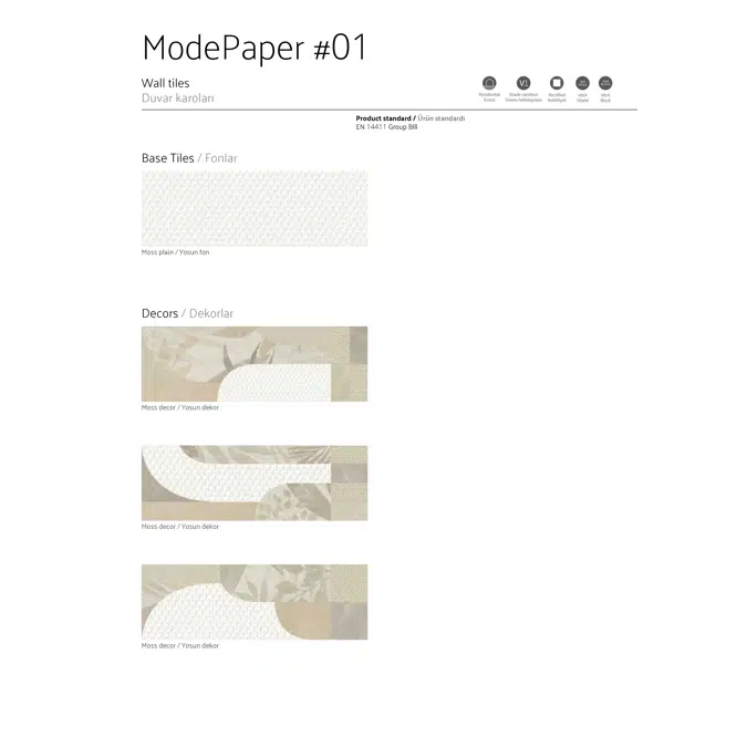 ModePaper VitrA Tile Collection