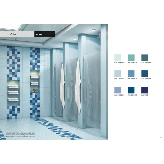 PRO Color Aqua VitrA Tile Collection