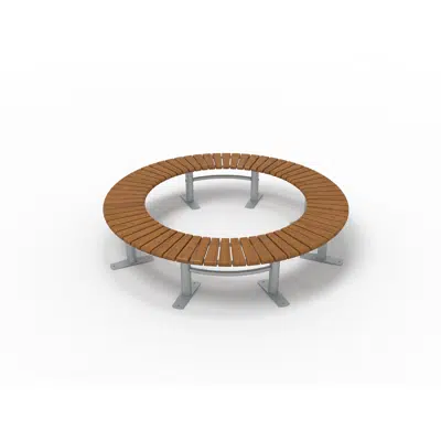 Image for Sofiero Bench Curved 360°