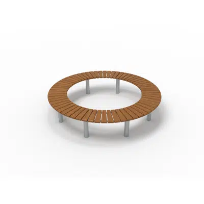 Image for Park Bench Curved Large Sofiero 360°/Ø1400