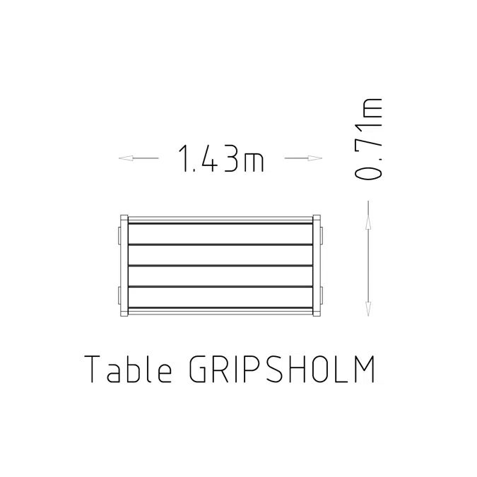 Table Gripsholm