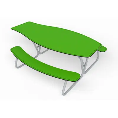 画像 Picnic Table Olvon (HPL)