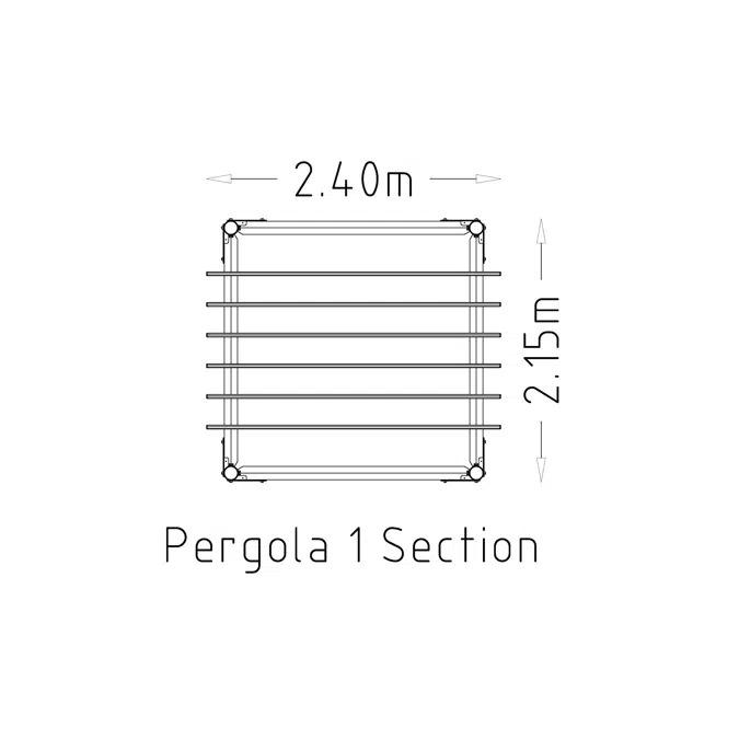 Pergola 1 Piece