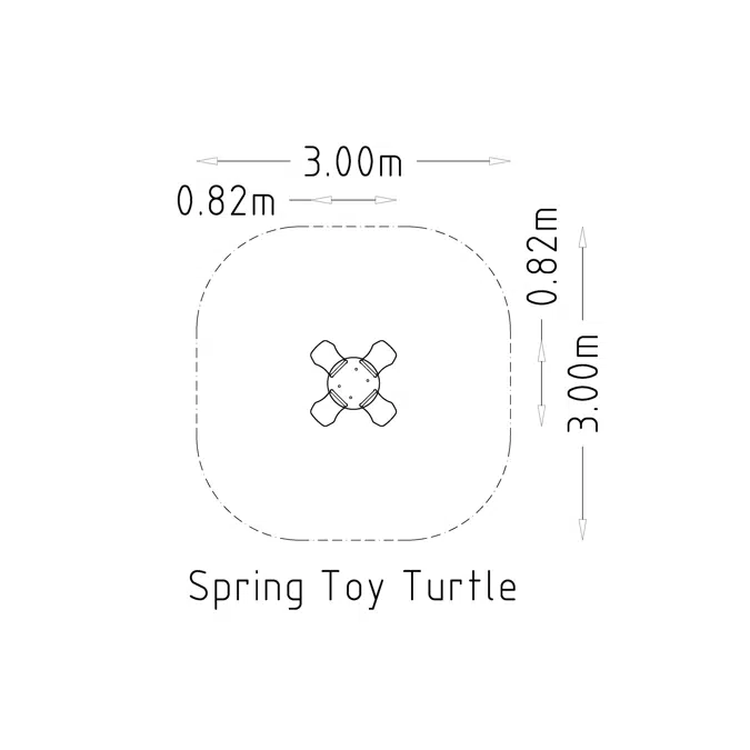 Fjädergunga Turtle