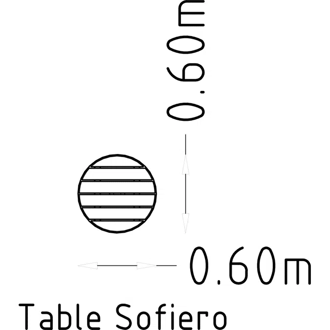 Table Round Mini Sofiero Ø600