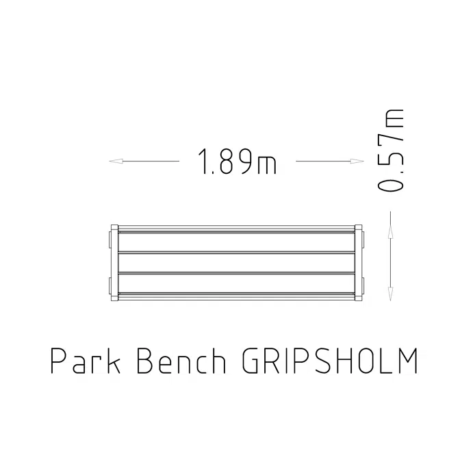 Park Bench Gripsholm