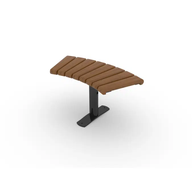 Park Bench Curved Sofiero 45°/Ø1400